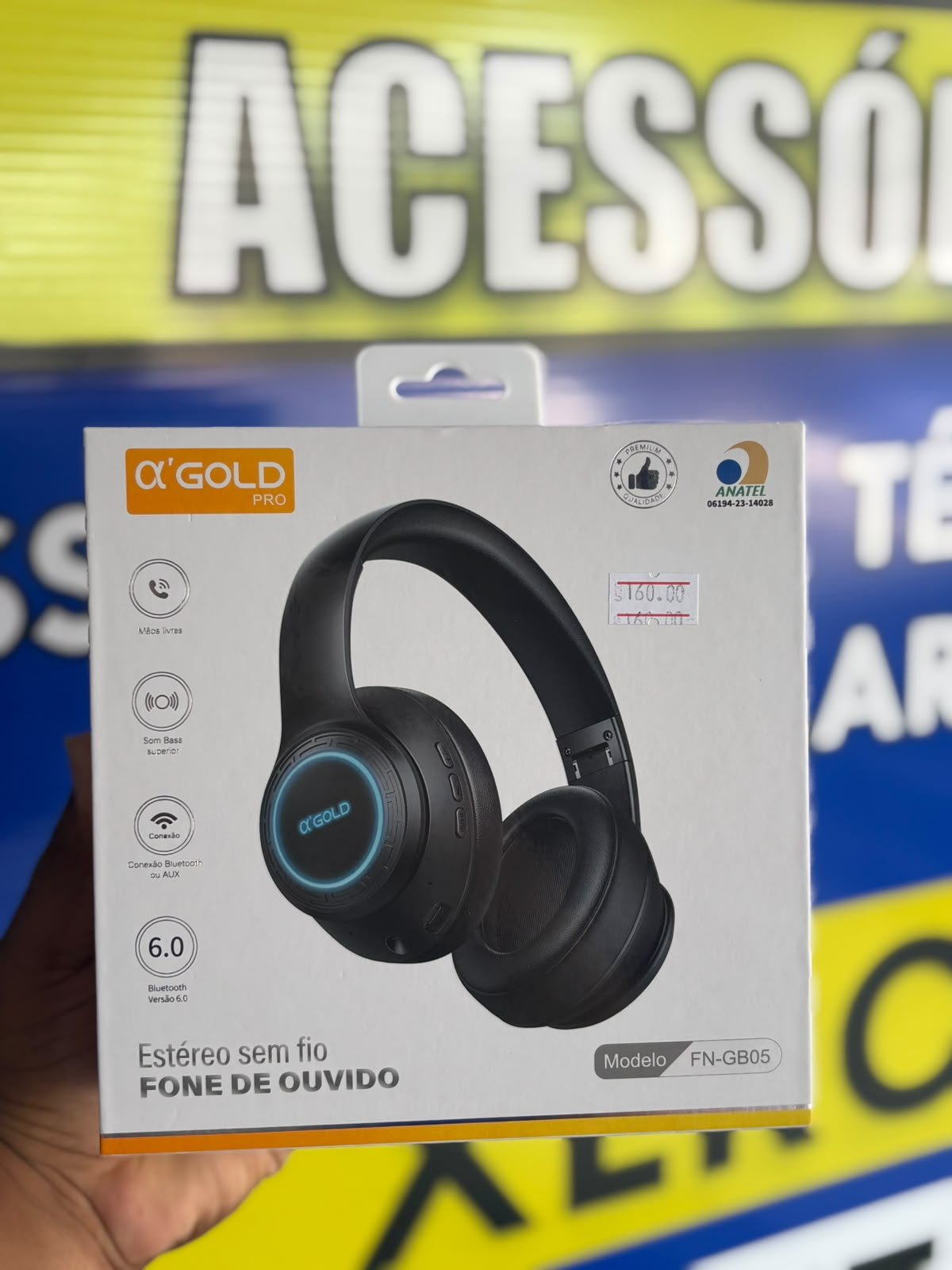 HEADSET BLUETOOTH A'GOLD PRO