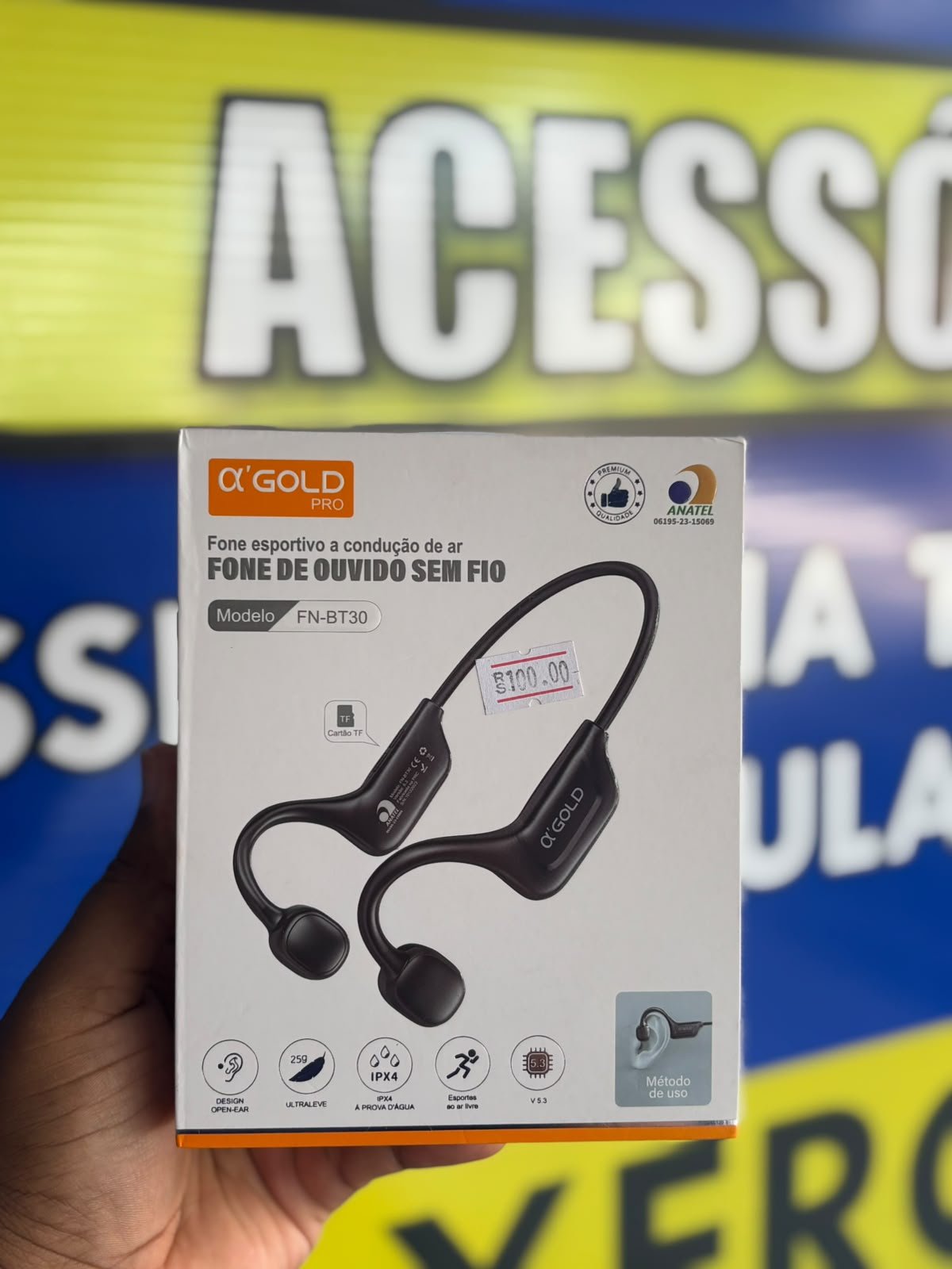 FONE BLUETOOTH A' GOLD PRO FN-BT3O