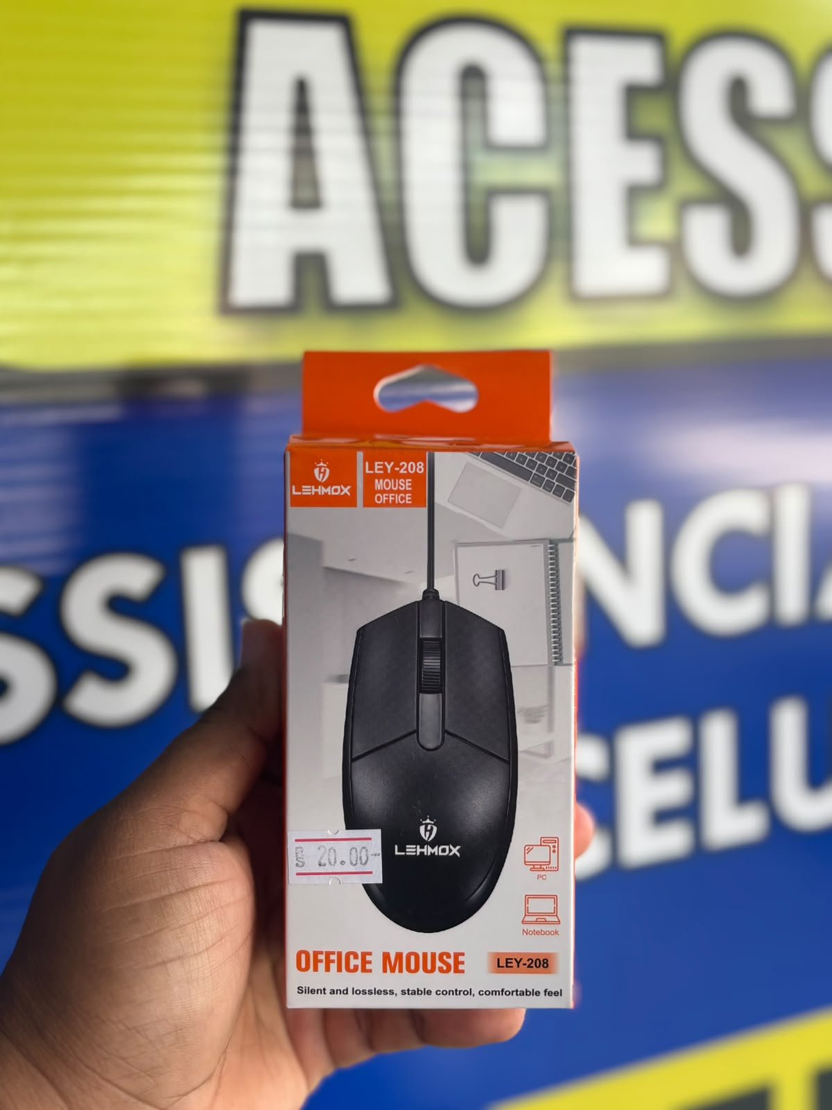 MOUSE COM FIO LEHMOX LEY-208