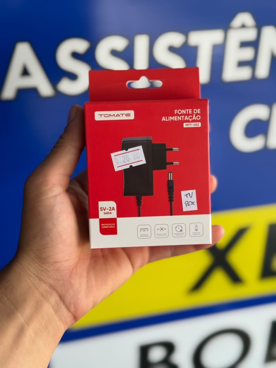 FONTE 5V PARA TV BOX