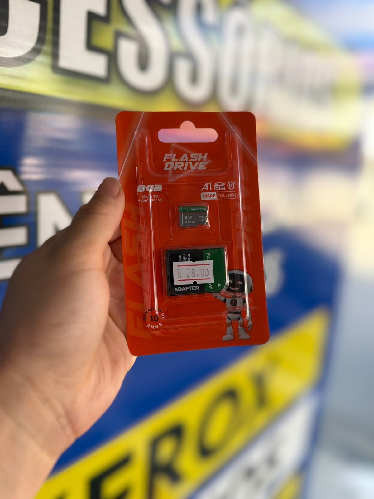 CARTÃO DE MEMÓRIA MASTER DRIVE 8GB