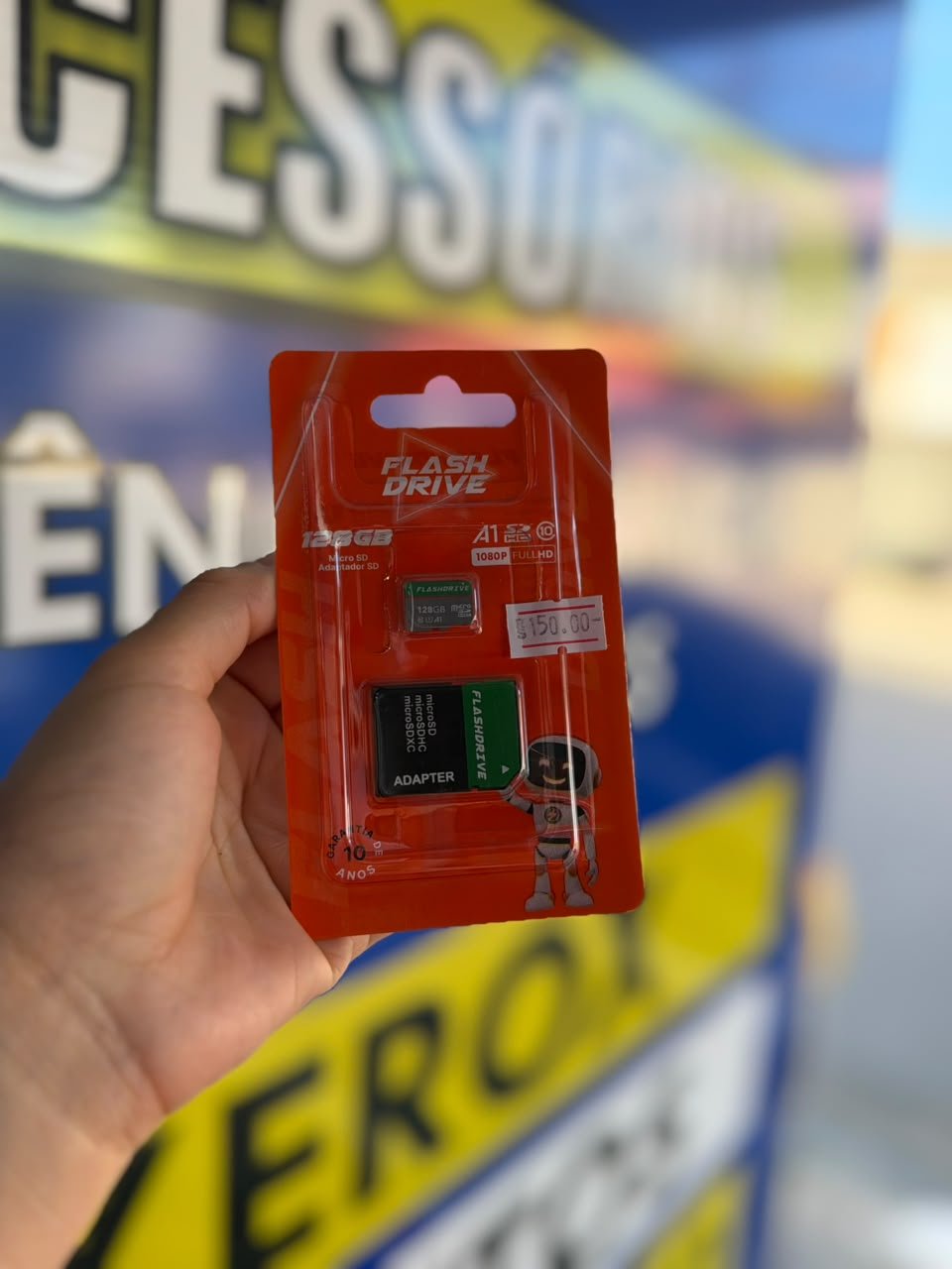 CARTÃO DE MEMÓRIA MASTER DRIVE 128GB