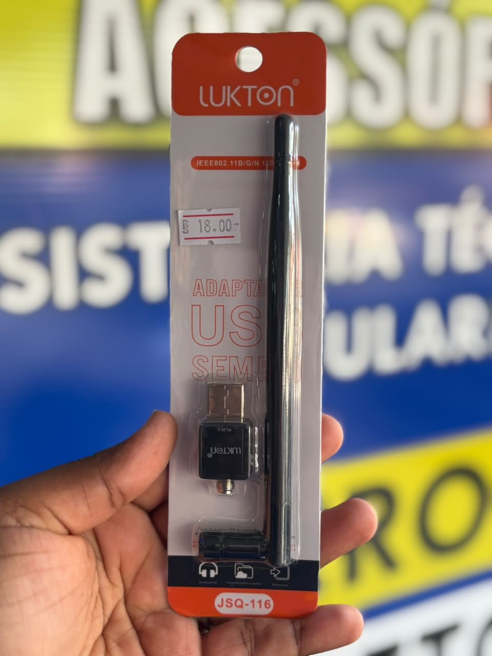 ADAPTADOR RECEPTOR WIFI LUKTON