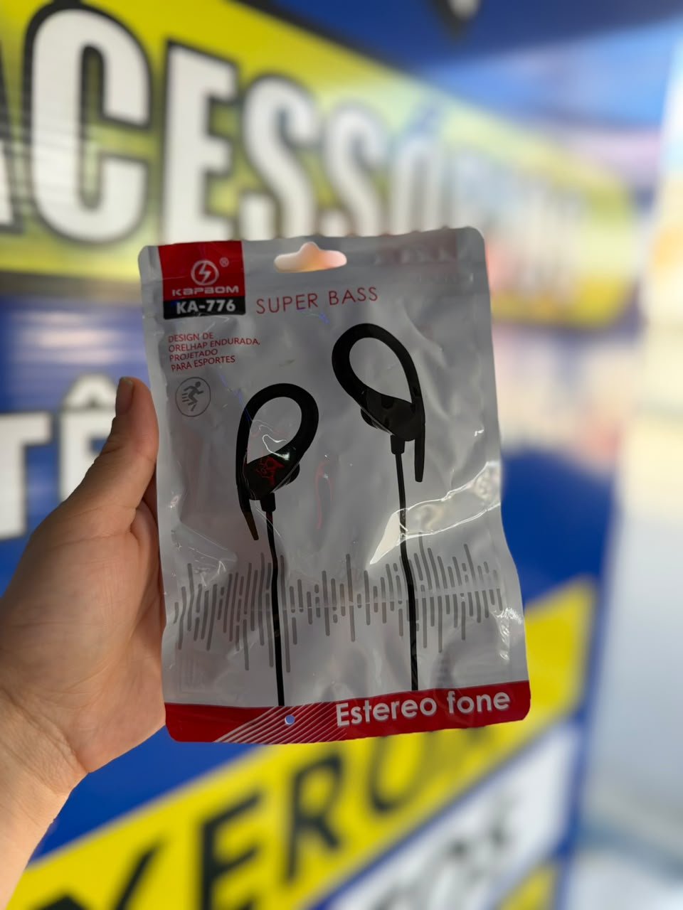 FONE COM FIO ENTRADA P2 ESPORTIVO