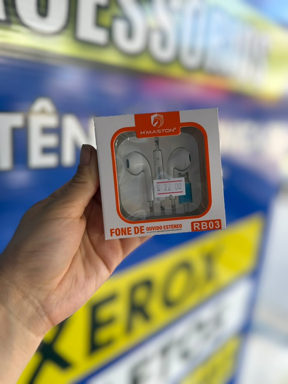 FONE COM FIO PARA IPHONE  LIGHTNING