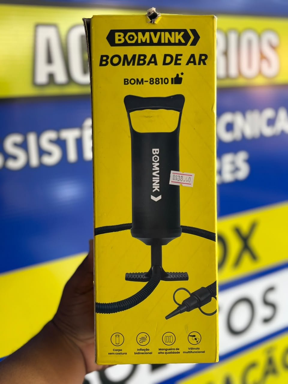BOMBA DE AR BOOMVIK BOM-8810