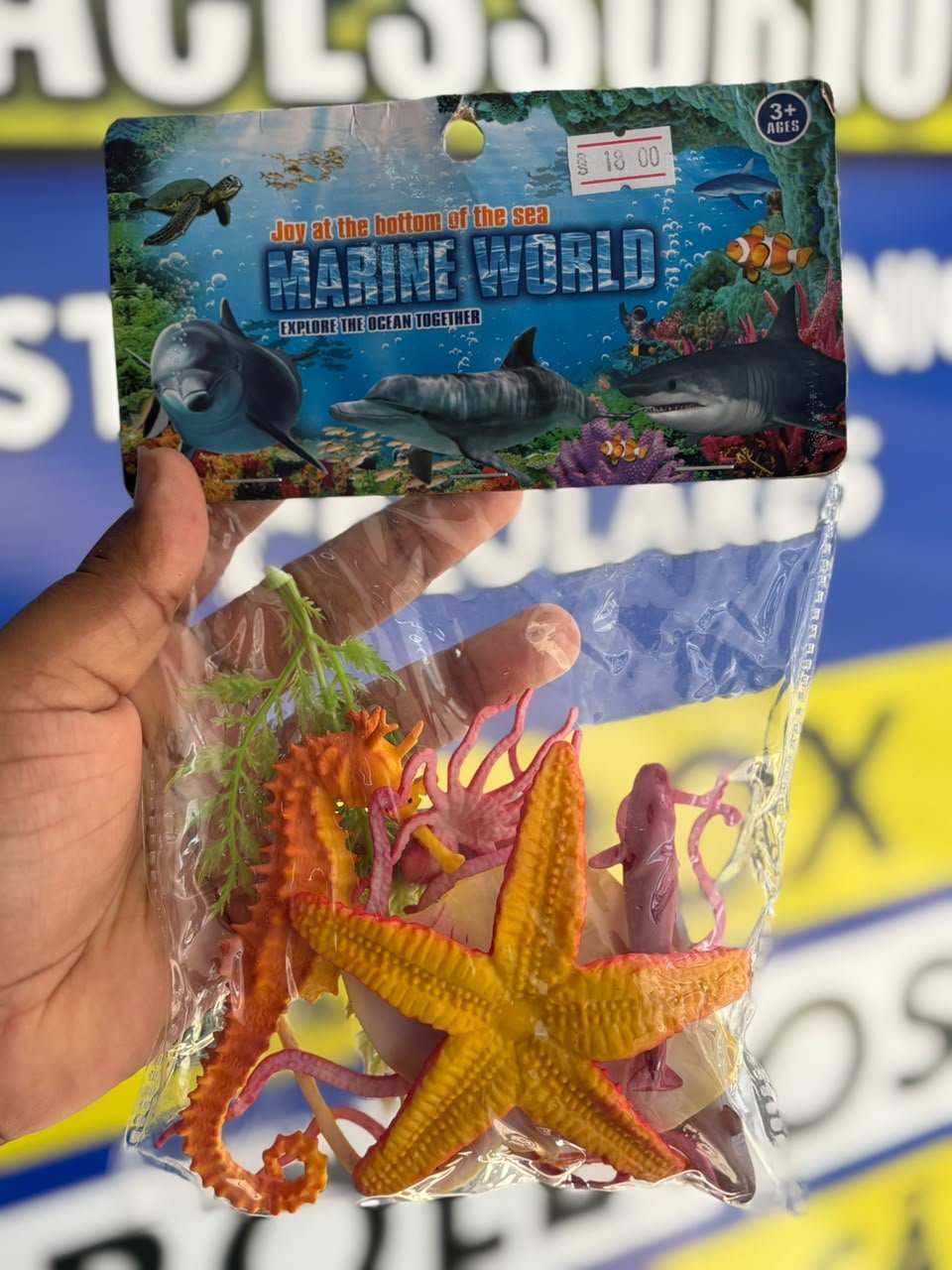 KIT COM 10 MINIATURAS MUNDO DO MAR