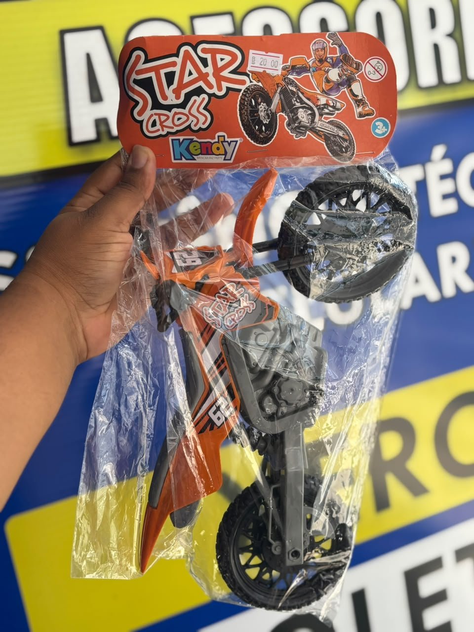 MOTO DE BRINQUEIDO STAR CROSS