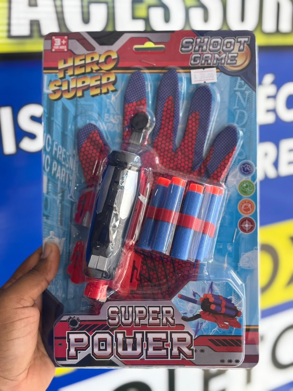LUVA LANÇADORA HOMEM-ARANHA