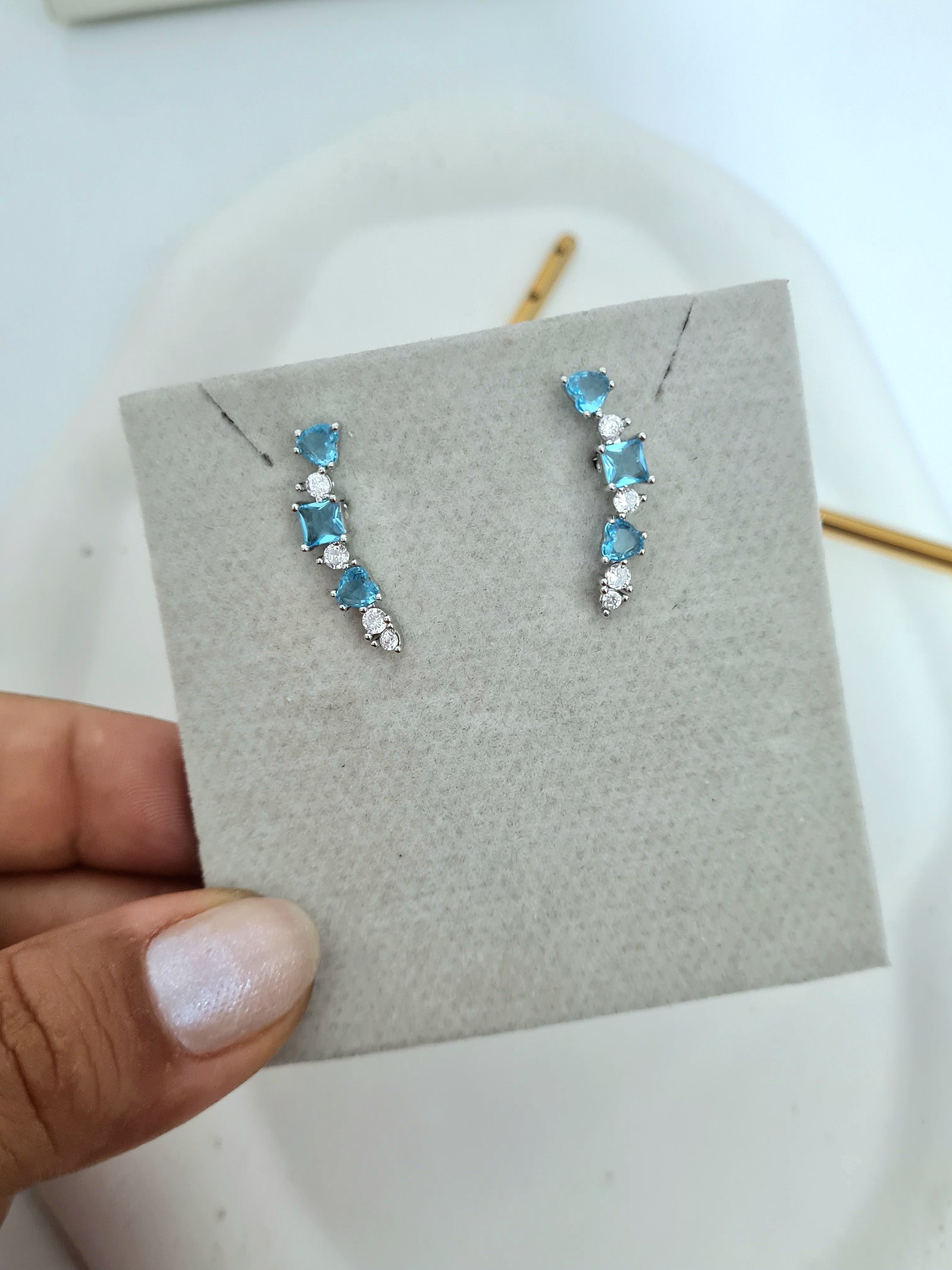 Ear Cuff  Azul