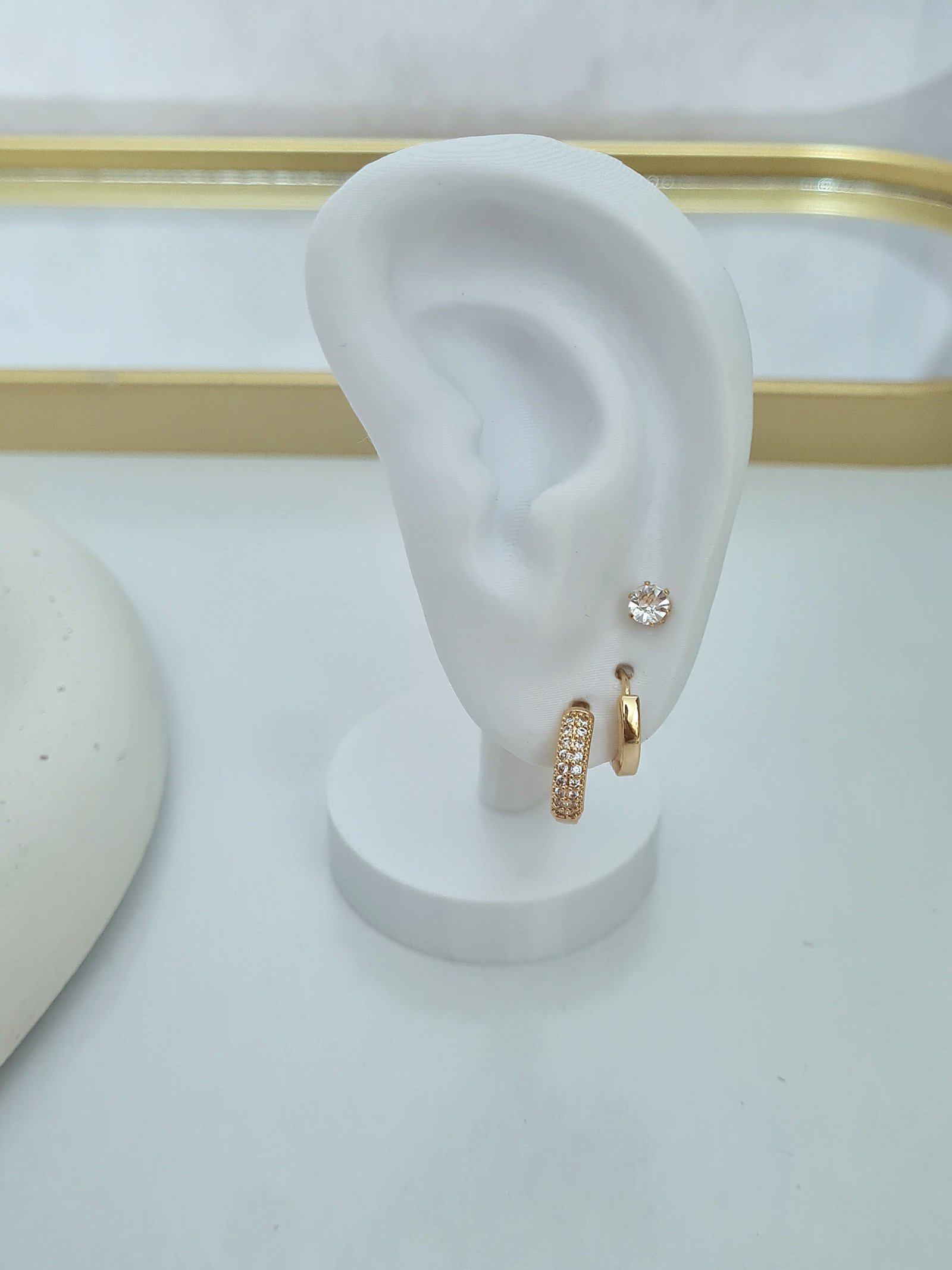 Argola Mini Cristal